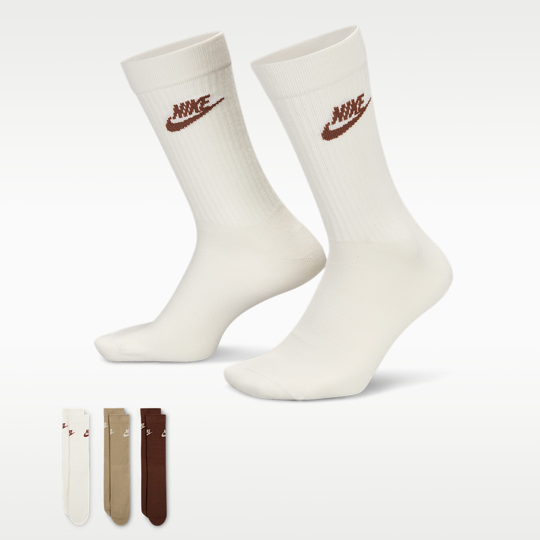 Nike Sportswear Everyday Essential Crew Socks (3 Pairs). Nike CA